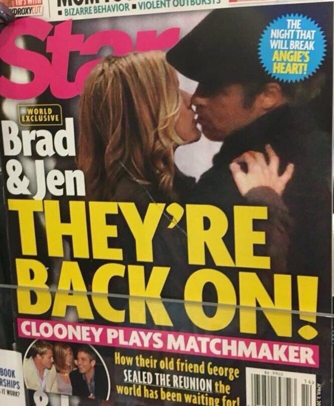 El terrible fraude que hay detrás de la foto del romance de Jennifer Aniston y Brad Pitt |