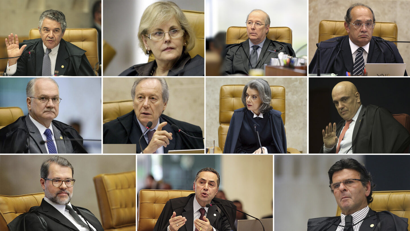 Quiénes son los 11 jueces que definieron la votación contra Lula |