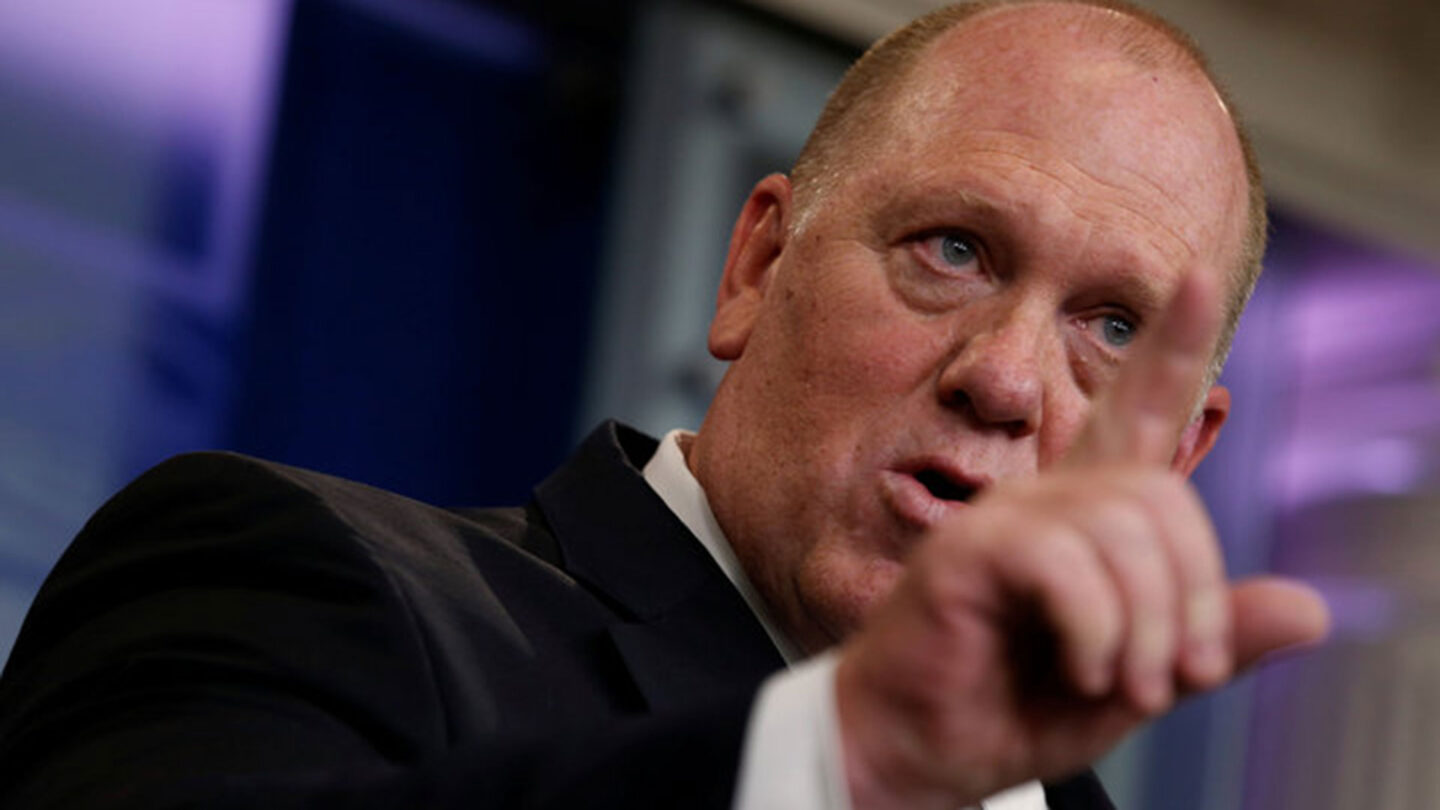 Renunció Thomas Homan el jefe de la agencia encargada de los operativos migratorios dentro de Estados Unidos |