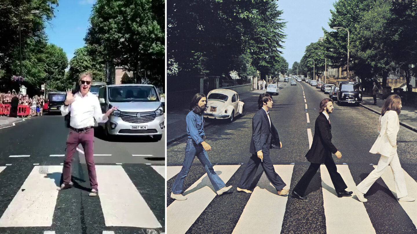 49 años después Paul McCartney recreó la icónica portada de Abbey Road |