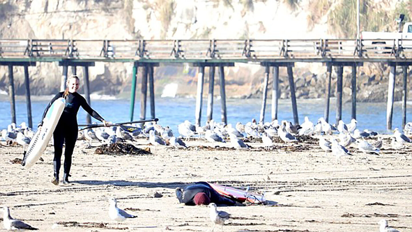 Lo besó por primera vez para salvarle la vida el increíble momento en que una mujer le practica RCP a un surfer en la primera cita |