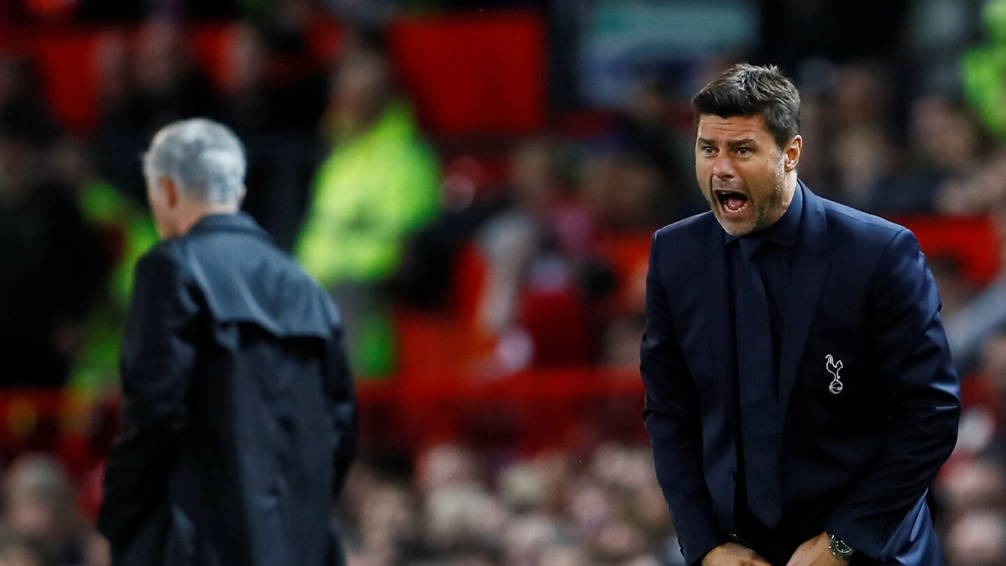 El Tottenham goleó al Manchester United en Old Trafford |