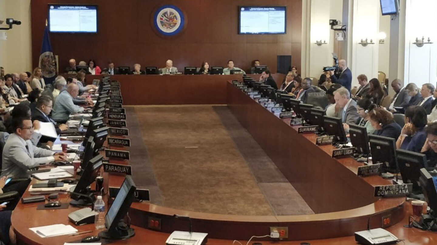 La OEA aprobó la creación de un grupo de trabajo para Nicaragua |
