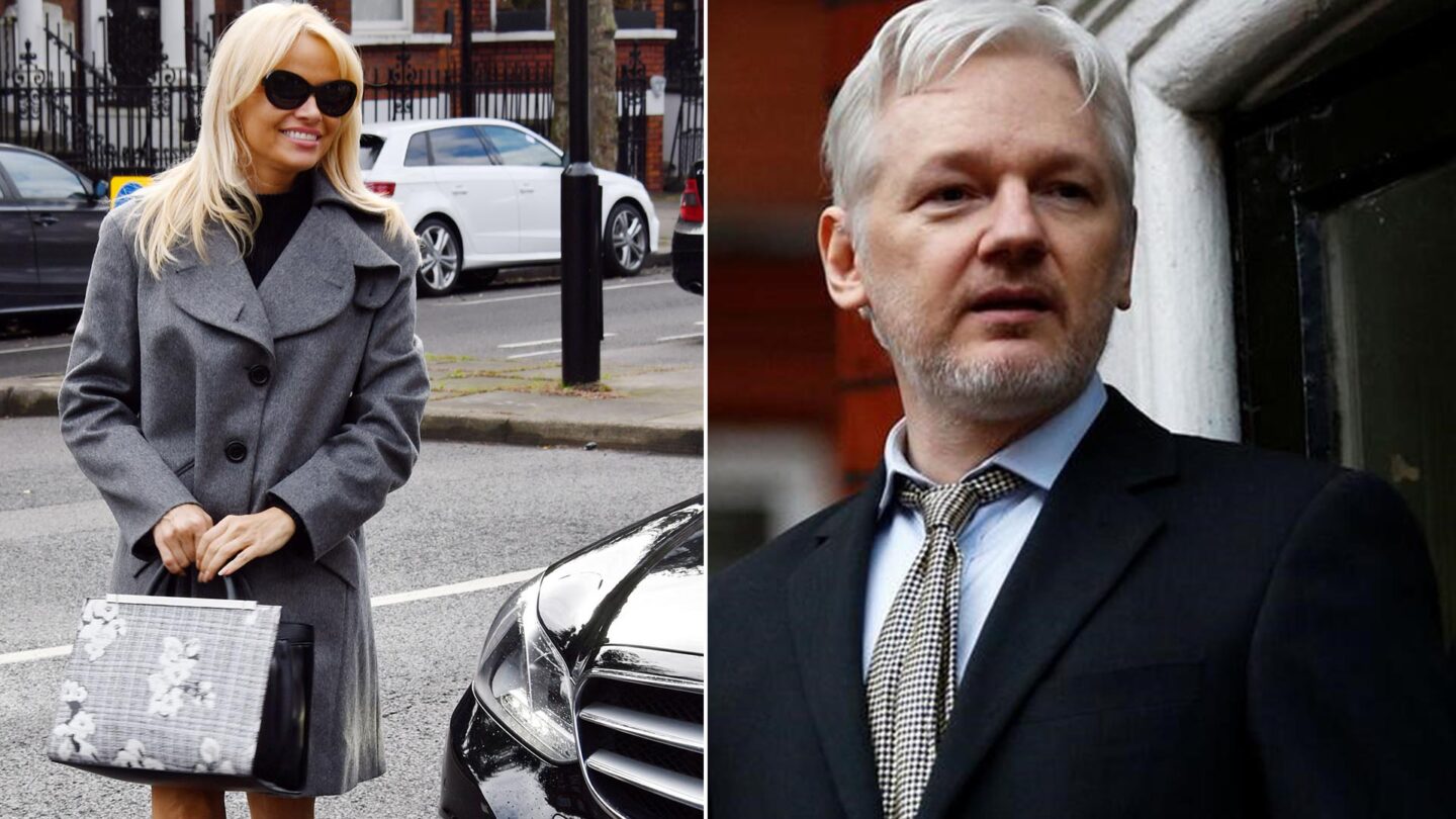 Aunque está de novia con un francés campeón del mundo Pamela Anderson confesó su relación con Julian Assange |