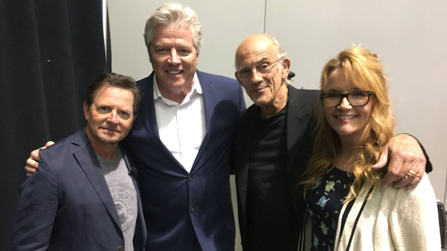 La foto del reencuentro de los protagonistas de Volver al Futuro |