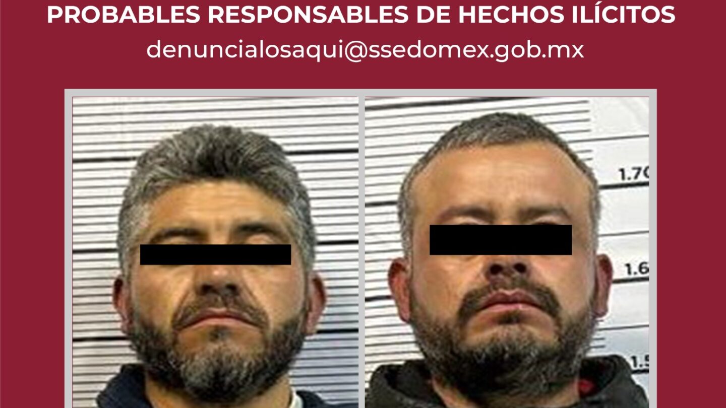 POLICÍAS ESTATALES EN COORDINACIÓN CON FGJEM DETIENEN A DOS POSIBLES EXTORSIONADORES AL PARECER PERTENENCIENTES A UNA BANDA DELICTIVA RELACIONADA CON DELITOS DE ALTO IMPACTO | México Ahora