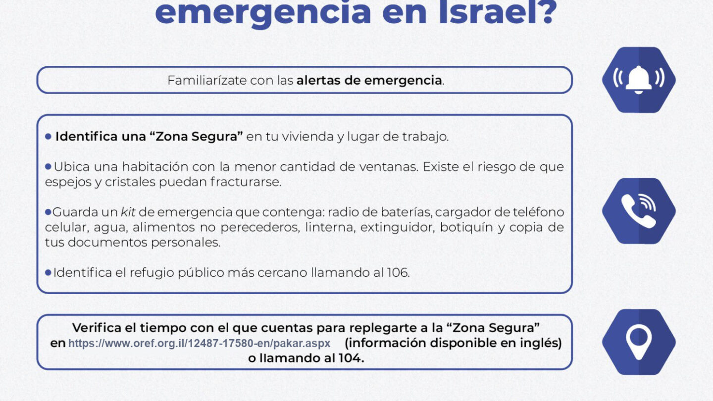 alerta para la comunidad mexicana en israel gobierno federal urge extremar precauciones Alerta para la comunidad mexicana en Israel Gobierno Federal urge extremar precauciones |