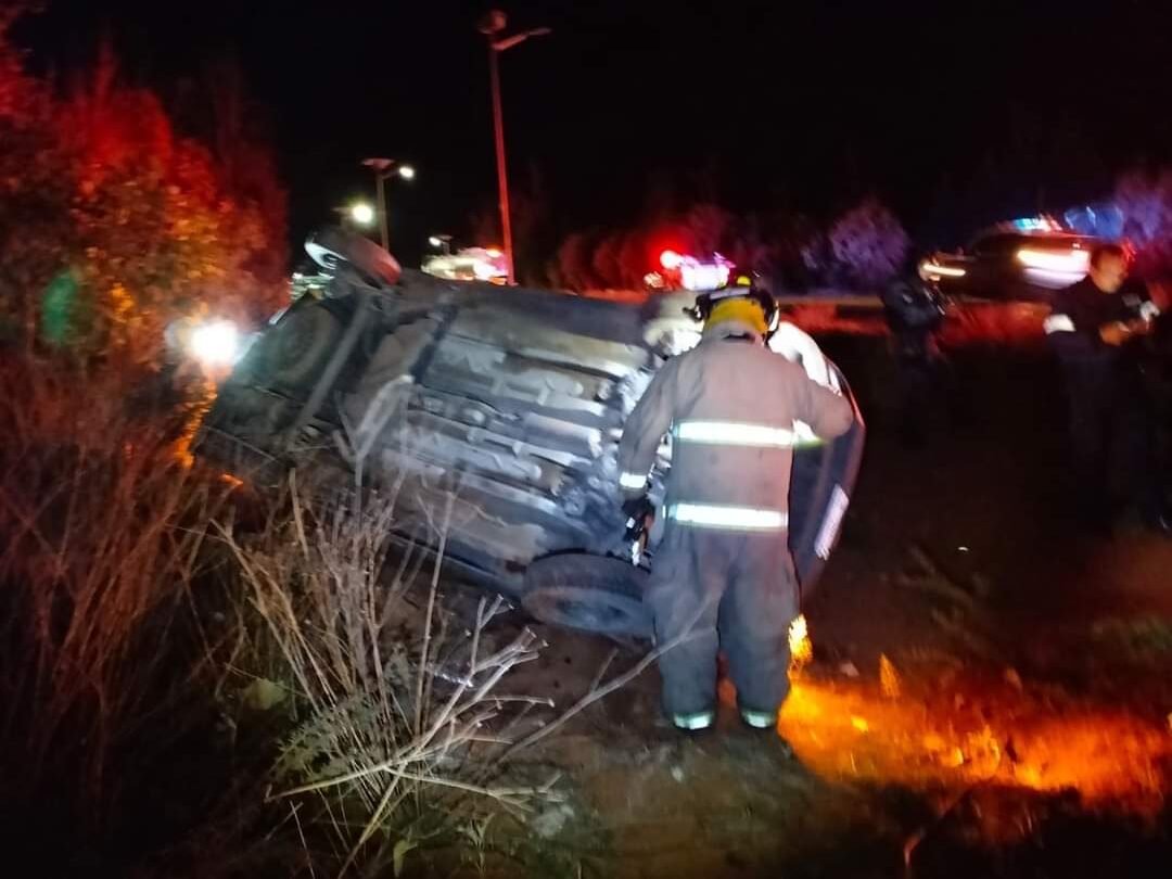 volcadura-en-la-carretera-federal-45-un-accidente-causado-por-velocidad-inmoderada | México Ahora