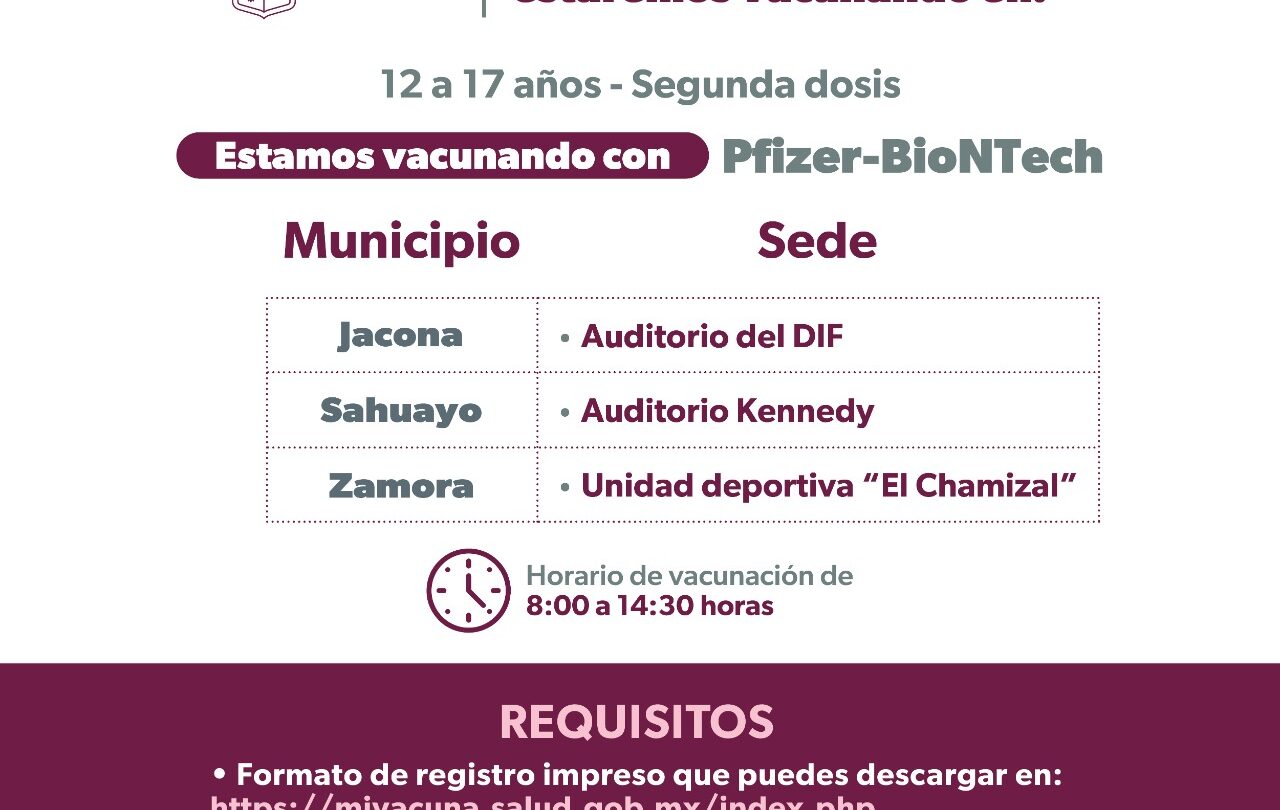 en michoacan garantizan la aplicacion de segunda dosis de vacuna contra covid 19 a personal de salud En Michoacán garantizan la aplicación de segunda dosis de vacuna contra COVID 19 a personal de salud |