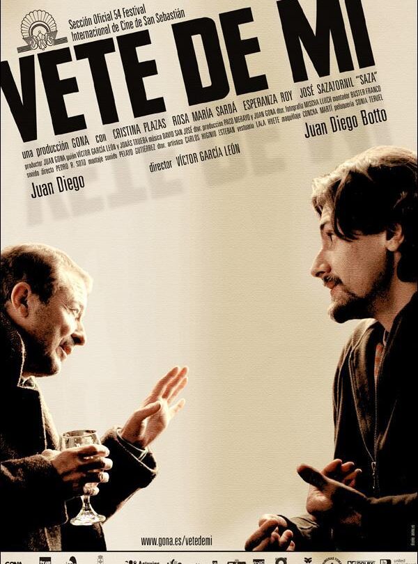 vete de mi Vete de mí |