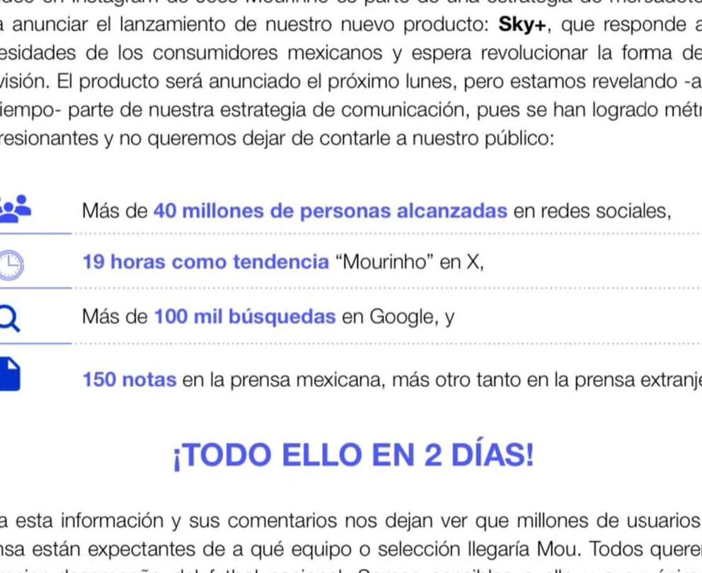 jose mourinho llega a mexico como embajador de sky sports para presentar nuevo servicio José Mourinho llega a México como embajador de SKY Sports para presentar nuevo servicio |