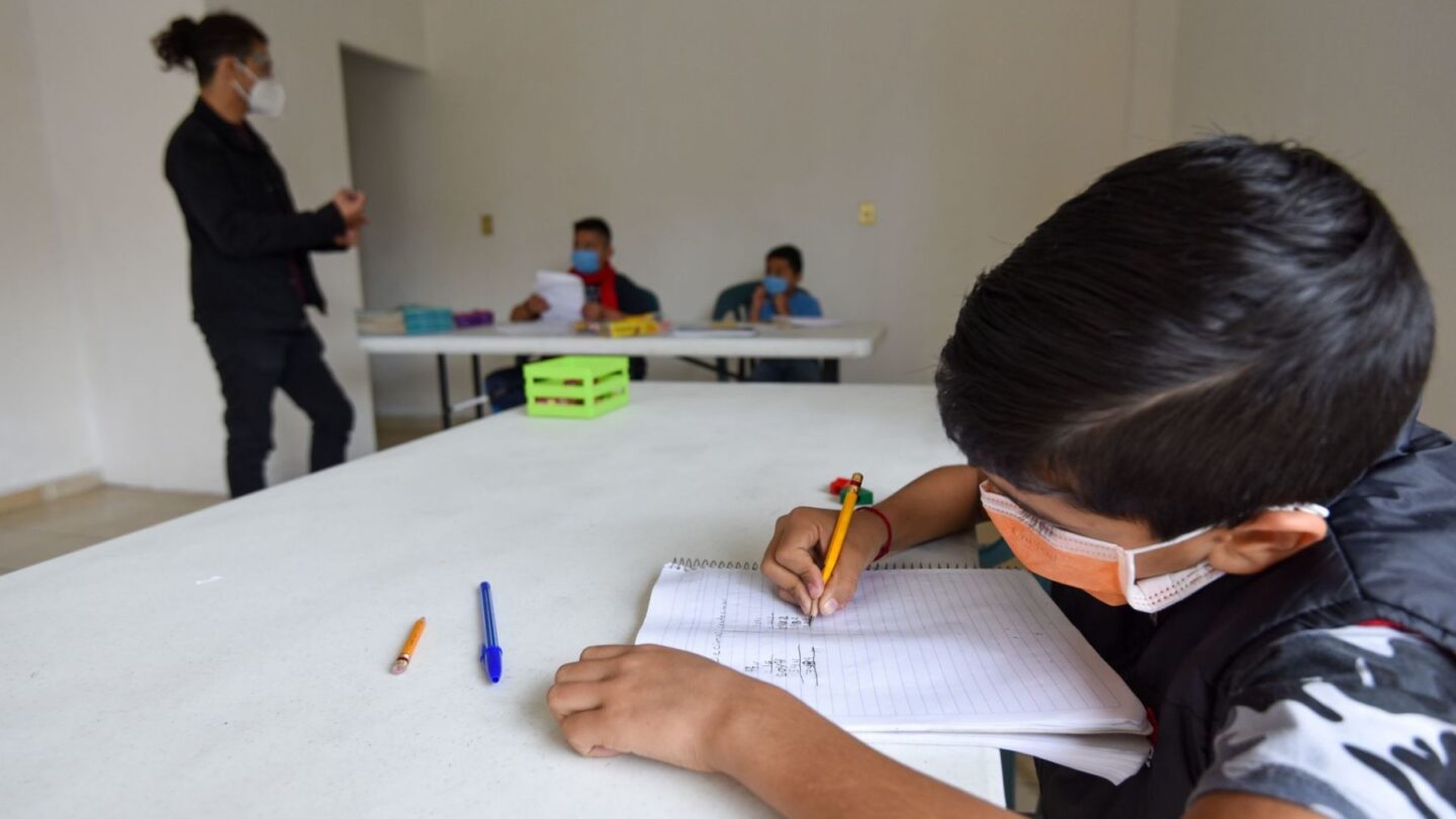 no habra clases presenciales hasta que no haya maestros vacunados No habrá clases presenciales hasta que no haya maestros vacunados |