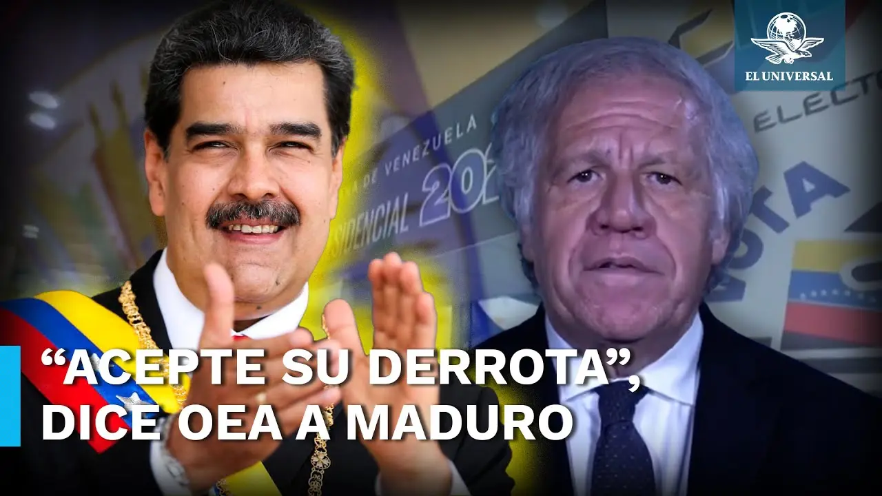 la oea plantea reunion urgente tras la reeleccion de maduro en venezuela fraude electoral o legitima victoria La OEA plantea reunión urgente tras la reelección de Maduro en Venezuela fraude electoral o legítima victoria |