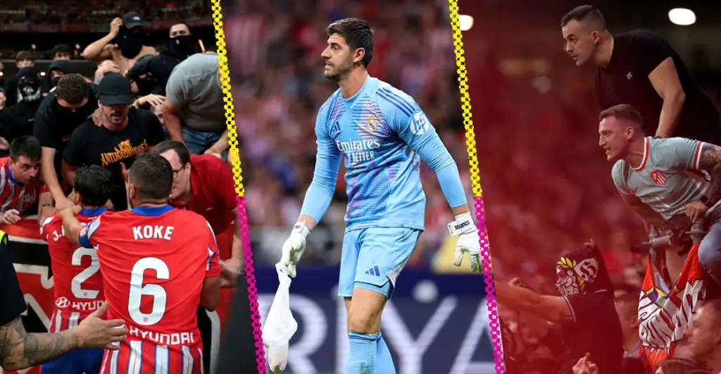 atletico-madrid-vs-real-madrid-suspendido-lanzan-objetos-courtois | México Ahora