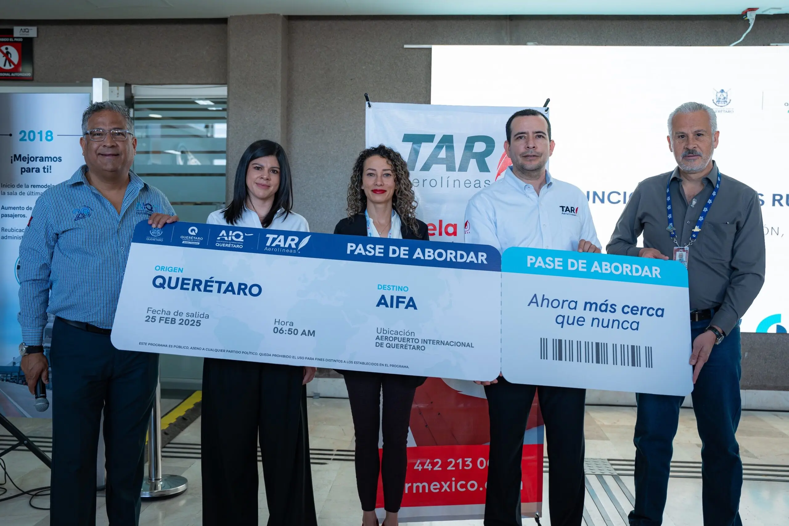 aiq-presenta-nuevas-rutas-con-tar-san-luis-potosi-y-el-felipe-angeles | México Ahora AIQ presenta nuevas rutas con TAR San Luis Potosí y el Felipe