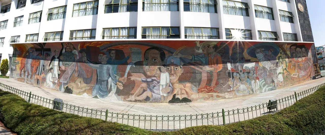 restauro-uaemex-mural-el-nuevo-canto-mexicano | México Ahora Restauran El nuevo canto mexicano icónico mural de Prepa 1 de
