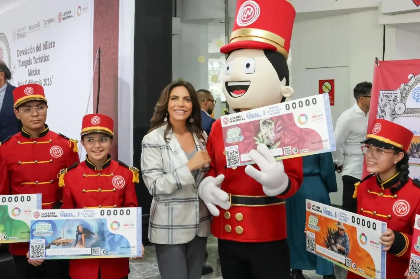 Sectur y Lotería Nacional presentan billete conmemorativo del Tianguis Turístico 2025 un homenaje a la diversidad y riqueza del turismo mexicano | México Ahora Sectur y Lotería Nacional presentan billete conmemorativo del Tianguis Turístico 2025 un homenaje a la diversidad y riqueza del turismo mexicano
