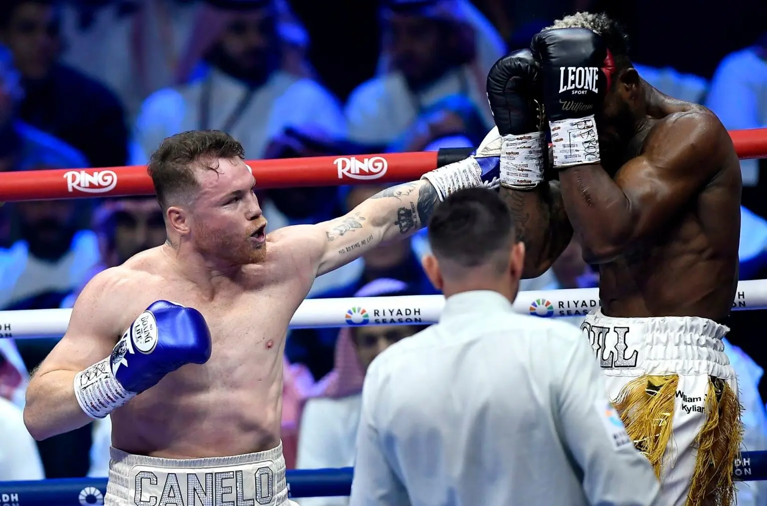 canelo-alvarez-vencio-a-scull-y-brillo-en-arabia-saudita | México Ahora Canelo Álvarez venció al cubano Scull en Arabia Saudita La Noticia