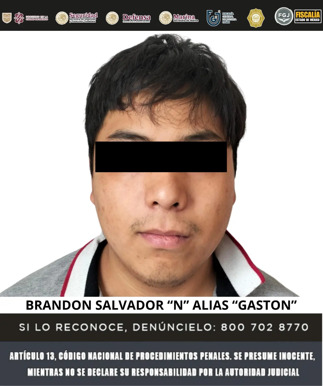 ingresaron-a-penal-a-lider-criminal-de-los-gastones | México Ahora Ingresan a penal estatal a presunto líder del grupo criminal Los