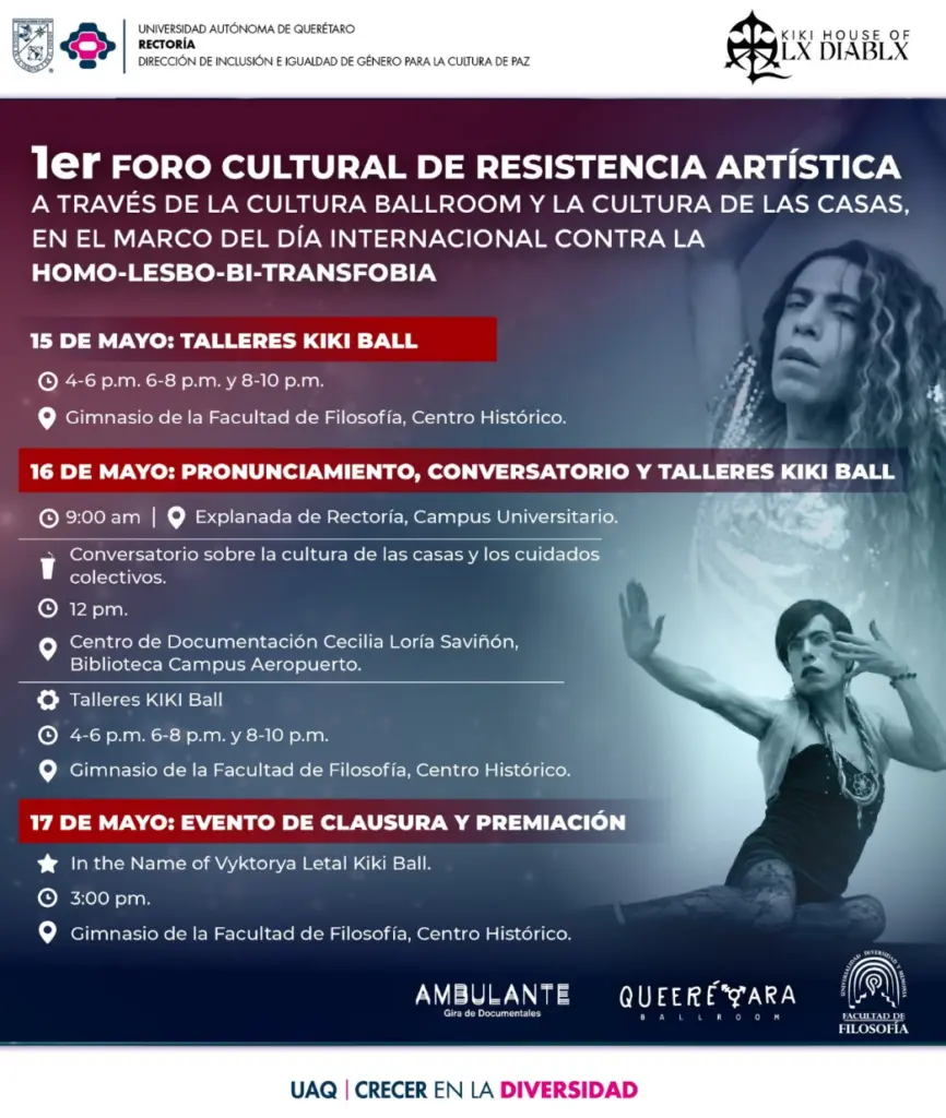 invita-uaq-al-1er-foro-cultural-de-resistencia-artistica-celebrando-la-diversidad | México Ahora Invita UAQ al 1er Foro Cultural de Resistencia Artística