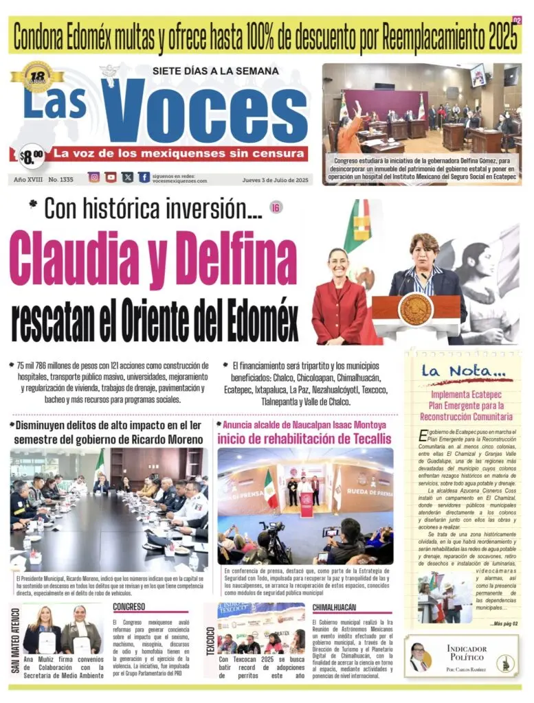 condonan-multas-y-hasta-100-de-descuento-en-reemplacamiento-2025-en-edomex | México Ahora Condona Edoméx multas y ofrece hasta 100 de descuento por
