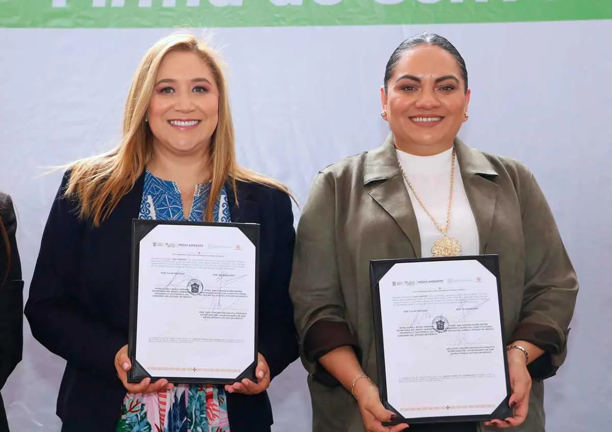 firmo-san-mateo-atenco-convenios-por-un-desarrollo-ambiental-sostenible | México Ahora San Mateo Atenco firma cuatro convenios ambientales con el Estado