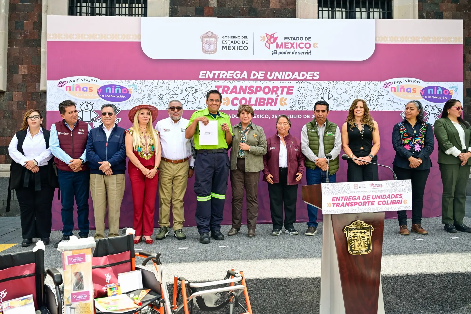 puso-en-marcha-delfina-gomez-transporte-colibri | México Ahora Pone en marcha Delfina Gómez el Transporte Colibrí para apoyar a
