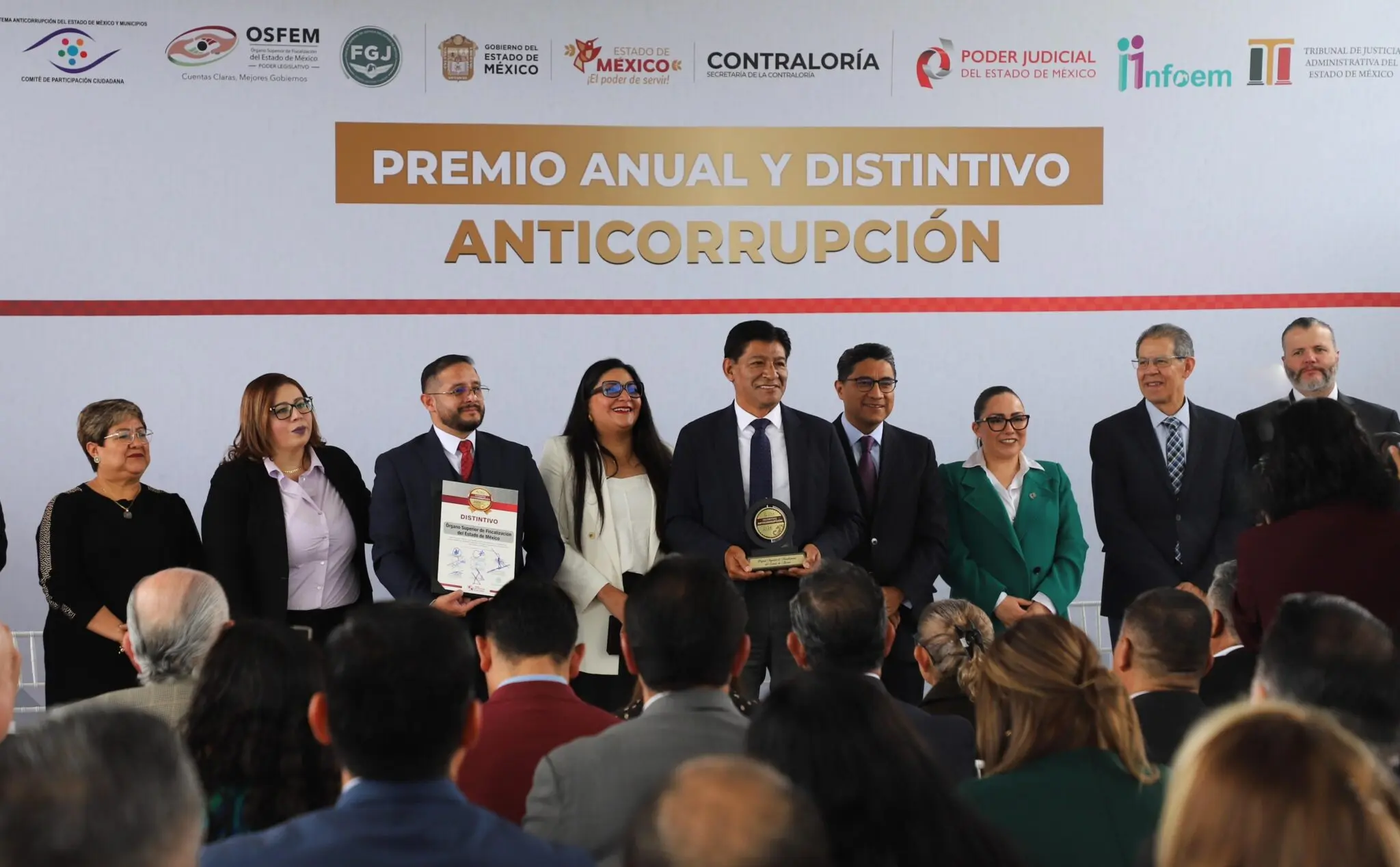 dieron-distintivo-anticorrupcion-al-osfem | México Ahora Dieron distintivo anticorrupción al OSFEM Primero Editores