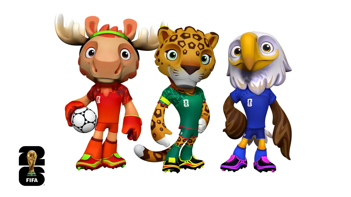 presentaron mascotas para el mundial 2026 Presentaron mascotas para el Mundial 2026 | Así serán las mascotas de Canadá Estados Unidos y México para el