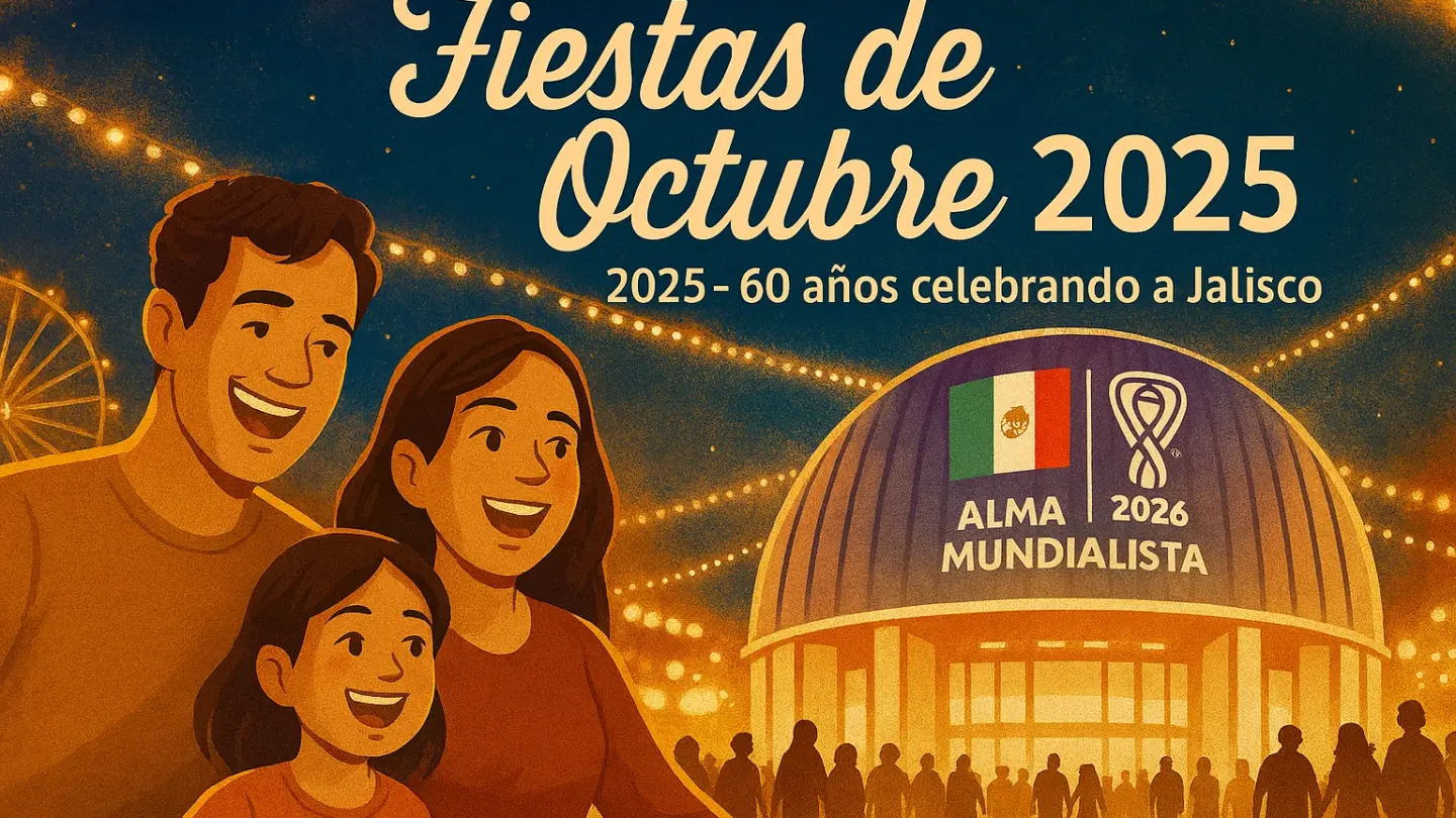fiestas-octubre-2025-guadalajara | México Ahora Familias disfrutan las Fiestas de Octubre 2025 en Guadalajara con renovado recinto y homenaje al Mundial 2026