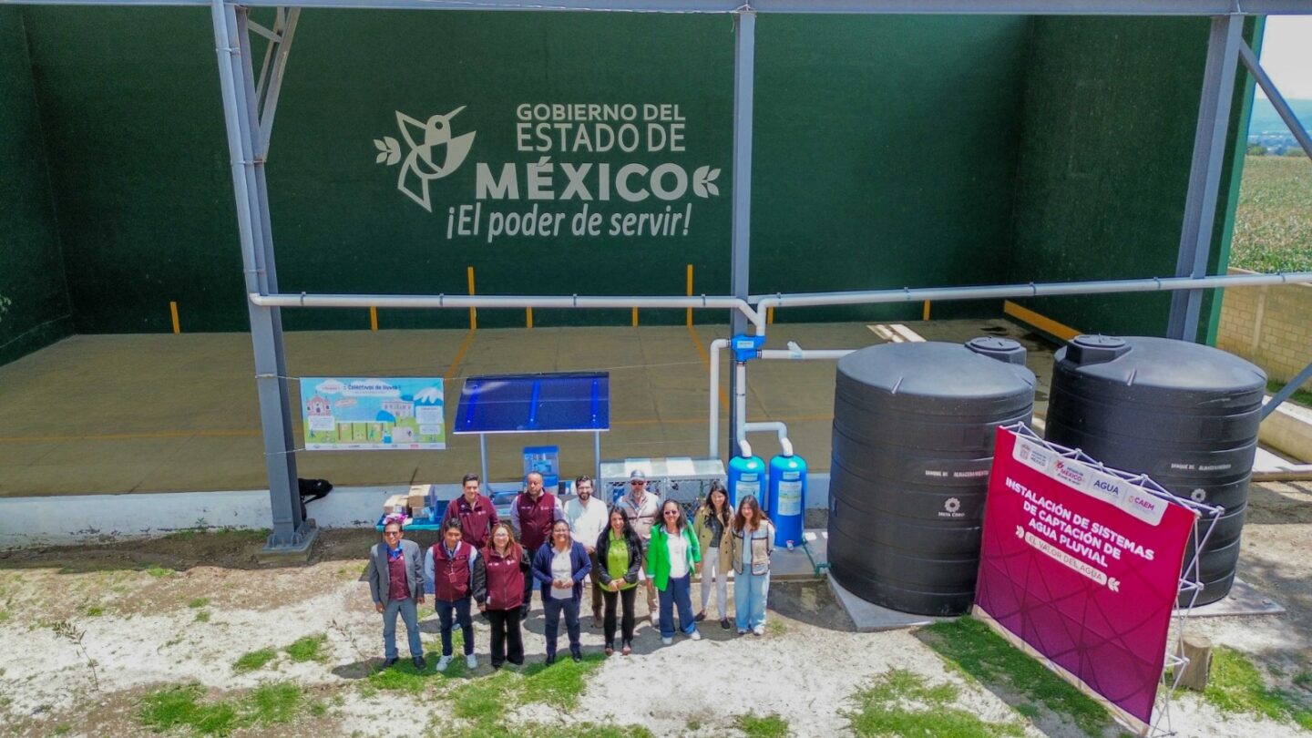 instalaron-sistemas-de-captacion-de-agua-pluvial-en-valle-de-toluca | México Ahora Instalaron sistemas de captación de agua pluvial en Valle de