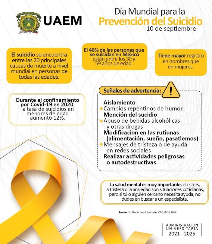 previenen-suicidio-en-edomex | México Ahora Prevención del suicidio debe ser compromiso social