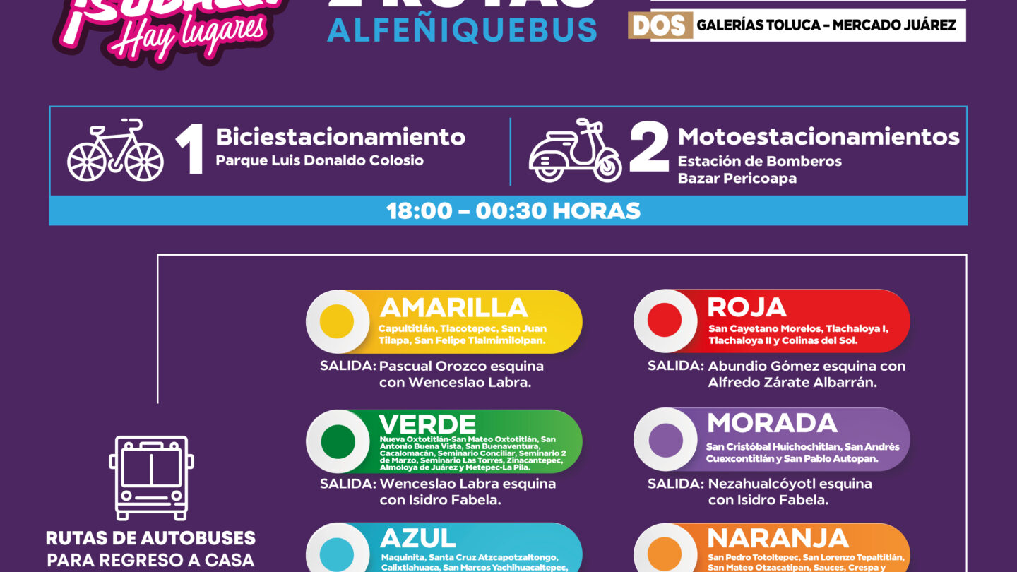 rutas-de-transporte-para-feria-del-alfenique-en-toluca | México Ahora Vas a la Feria del Alfeñique Estas son las rutas y horarios del
