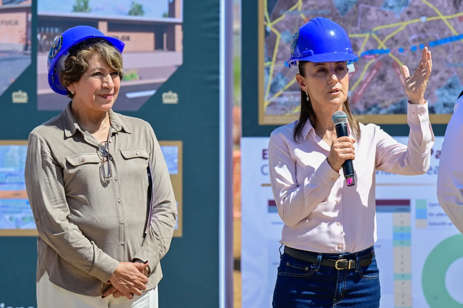 supervisaron-avances-del-tren-mexico-pachuca-claudia-sheinbaum-y-delfina-gomez | México Ahora Supervisan Presidenta Claudia Sheinbaum y Gobernadora Delfina