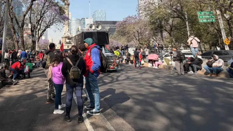 bloqueos-cnte-cdmx-reforma-traficojpg | México Ahora Horario y ruta de la megamarcha de la CNTE en CDMX este 15 de mayo