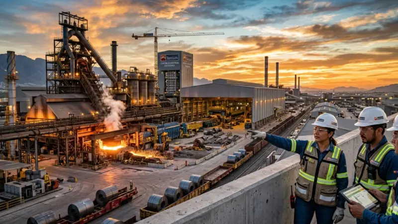 ternium-nueva-aceria-pesqueria-nuevo-leonjpg | México Ahora Nueva acería de Ternium en Pesquería Nuevo León con moderna infraestructura siderúrgica inversión industrial y expansión económica en México