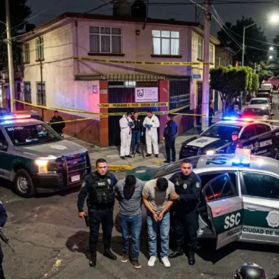 asesinato-familia-azcapotzalco-detencion-sscjpg | México Ahora Operativo de seguridad en Azcapotzalco tras la detención de presuntos responsables del asesinato de una familia con policías patrullas y vivienda acordonada