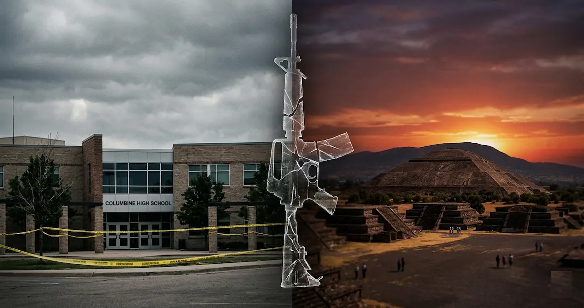 columbine-teotihuacan-violencia | México Ahora Masacre Columbine y Teotihuacán comparación de violencia armada en espacios educativos y patrimoniales