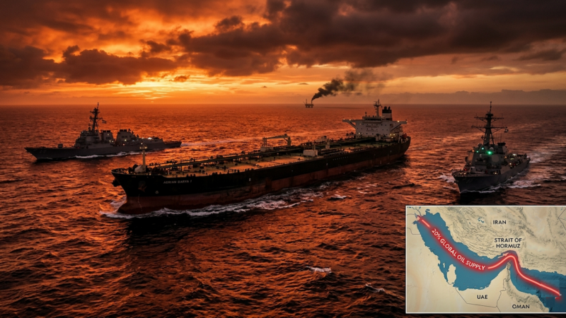 estrecho-de-ormuz-principal | México Ahora Estrecho de Ormuz con buques militares en tensión por amenaza de cierre de Irán