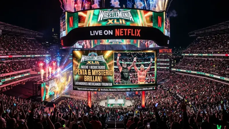 wrestlemania-42 | México Ahora WrestleMania 42 en vivo por Netflix con luchadores mexicanos Penta y Rey Mysterio
