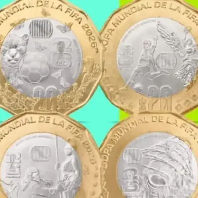 Nuevas Monedas de 20 Pesos_ Banxico lanza 4 diseños conmemorativos del Mundial 2026 | México Ahora Nuevas Monedas de 20 Pesos Banxico lanza 4 diseños conmemorativos del Mundial 2026