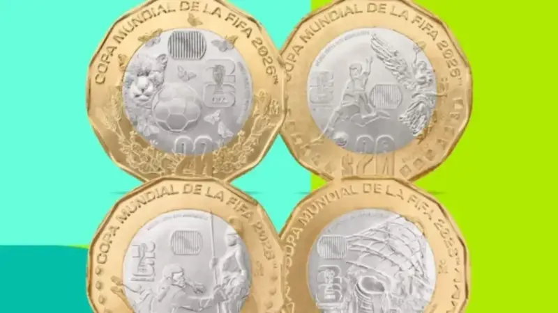 Nuevas Monedas de 20 Pesos_ Banxico lanza 4 diseños conmemorativos del Mundial 2026 | México Ahora Nuevas Monedas de 20 Pesos Banxico lanza 4 diseños conmemorativos del Mundial 2026