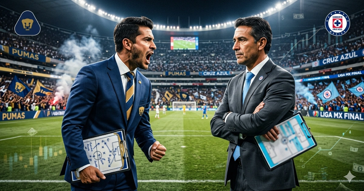 final-clausura-2026-liga-mx-efrain-juarez-joel-huiquijpg | México Ahora Entrenadores de Pumas UNAM y Cruz Azul frente a frente en la final del Clausura 2026 de Liga MX mostrando la diferencia salarial entre Efraín Juárez y Joel Huiqui