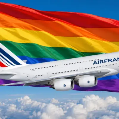 Vuelo arcoíris aterriza en México desde París por inclusión LGBT+ | México Ahora Vuelo arcoíris aterriza en México desde París por inclusión LGBT+