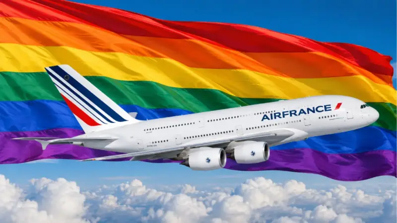 Vuelo arcoíris aterriza en México desde París por inclusión LGBT+ | México Ahora Vuelo arcoíris aterriza en México desde París por inclusión LGBT+