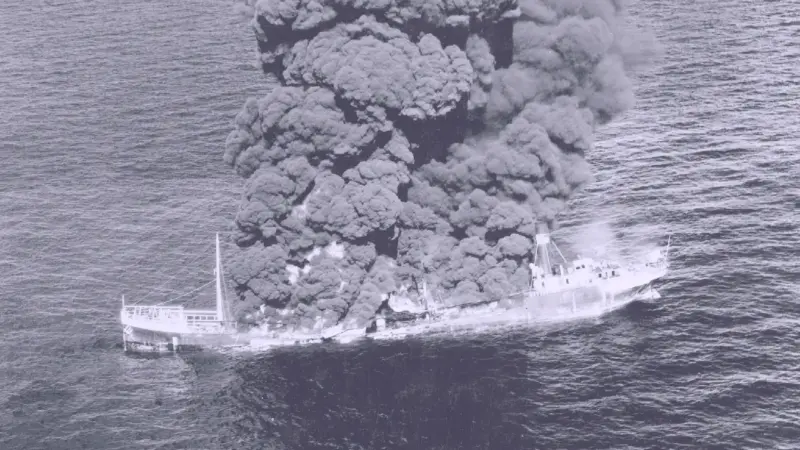 El barco mexicano Potrero del Llano navegaba cerca de las costas de Florida cuando fue torpedeado por un submarino alemán nazi identificado como el U-564 | México Ahora Un día como hoy submarino nazi hundió un barco mexicano