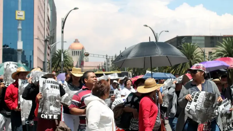 cnte-manifestacion | México Ahora CNTE Manifestación