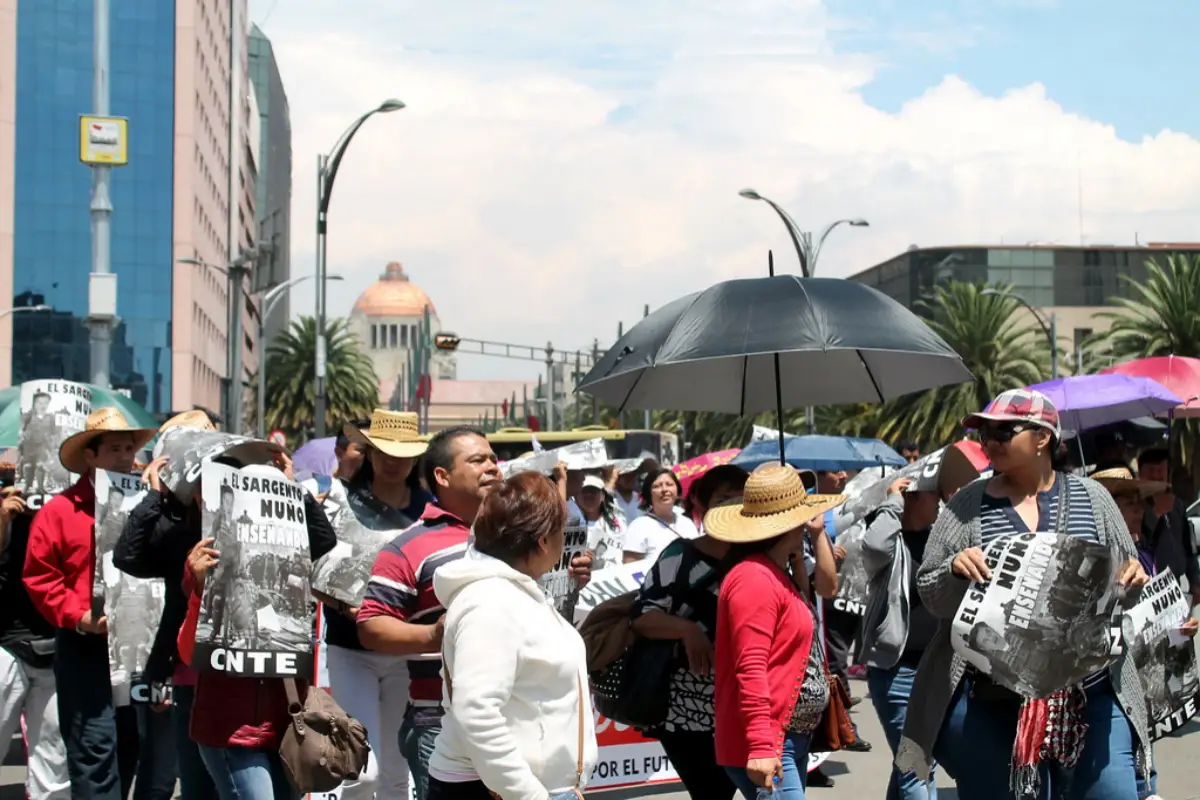 cnte-manifestacion | México Ahora CNTE Manifestación