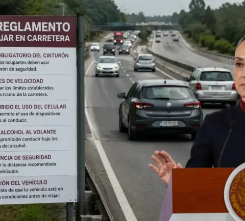 Este es el nuevo reglamento de Sheinbaum para manejar en carretera | México Ahora Este es el nuevo reglamento de Sheinbaum para manejar en carretera