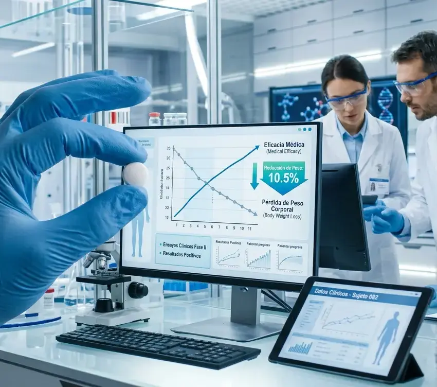 AstraZeneca avanza con píldora para obesidad tras lograr 105 de reducción de peso | México Ahora Píldora experimental de AstraZeneca reduce peso corporal hasta 105